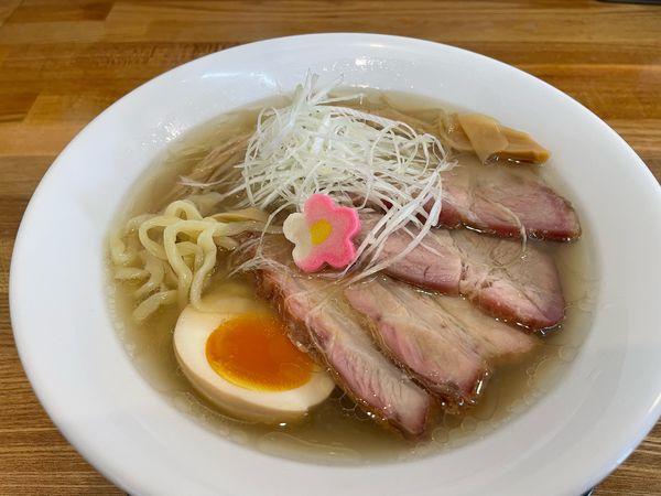 「特製白醤油そば1150円」@麺彩 こはねの写真