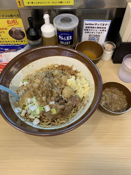 「汁なし」@麺屋 顎で喰らえの写真