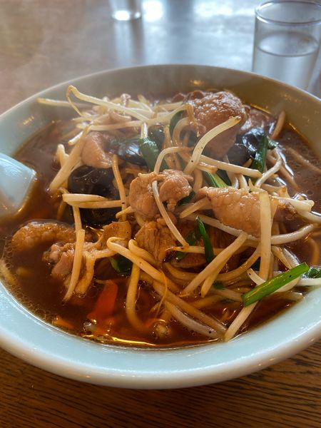 「肉そば800円➕麺固め」@中華一龍の写真