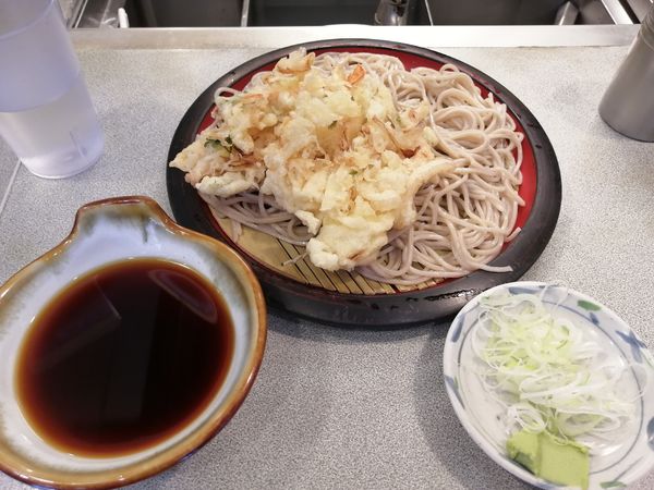「天ぷらせいろ 410円」@そば処 かめや 神田西口店の写真