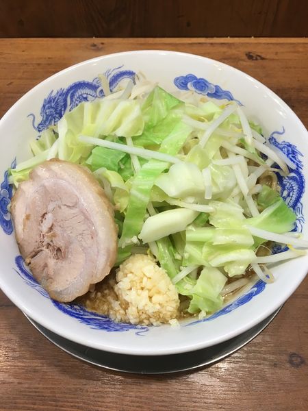 「ラーメン(680円)ニンニク」@ジャンクガレッジ 森下店の写真