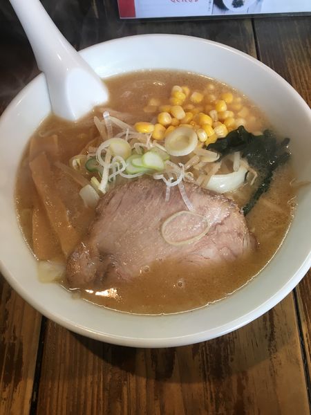 「味噌らーめん＋コーン(820円)」@本格サッポロらーめん 北地蔵の写真