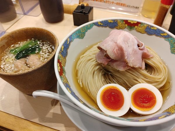 「特製昆布水つけめん1290円」@つけめん金龍の写真