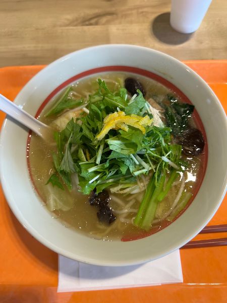 「ゆず塩野菜らーめん（ロカボ麺）」@幸楽苑 レイクウォーク岡谷店の写真