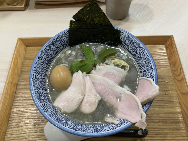 「【限定】特製冷やし煮干しそば（塩）」@煮干しつけ麺 宮元の写真