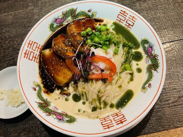 「【限定】O・C・H・S オマール出汁のクリーミー冷しソバ」@ラーメン カラテキッドの写真