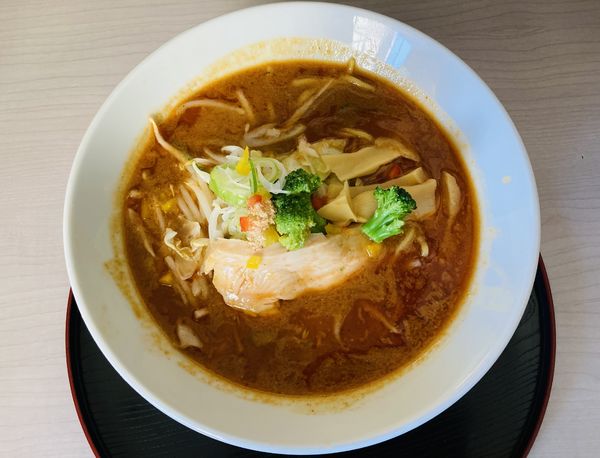 「【限定】エビ味噌ラーメン」@仙臺らーめん 味噌 三礎の写真