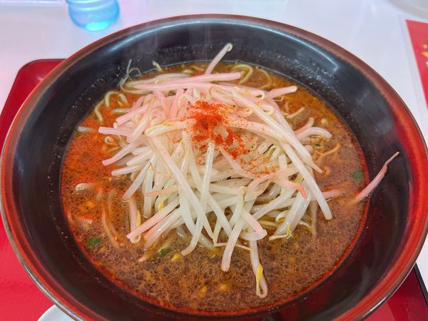 「大盛りたいわんラーメン　麺硬め」@くるまやラーメン 浦和田島店の写真