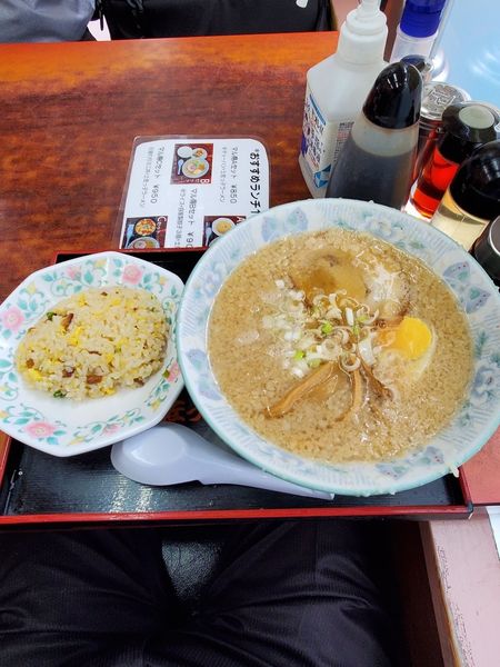 「マル得Aセット」@環七土佐っ子ラーメン 池袋店の写真