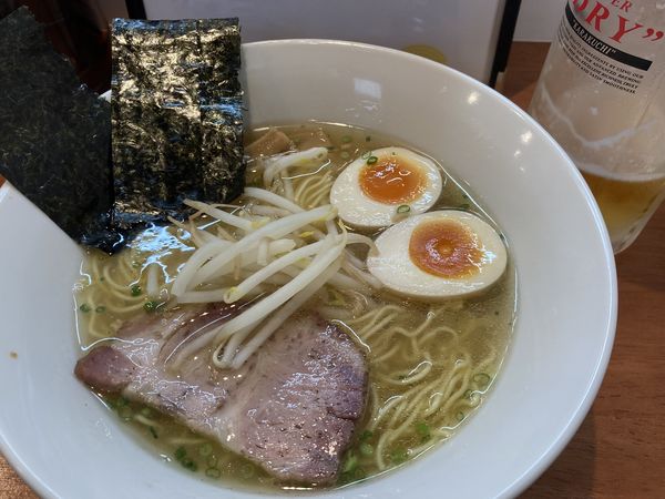 「味玉塩らーめん」@らーめん丸心の写真