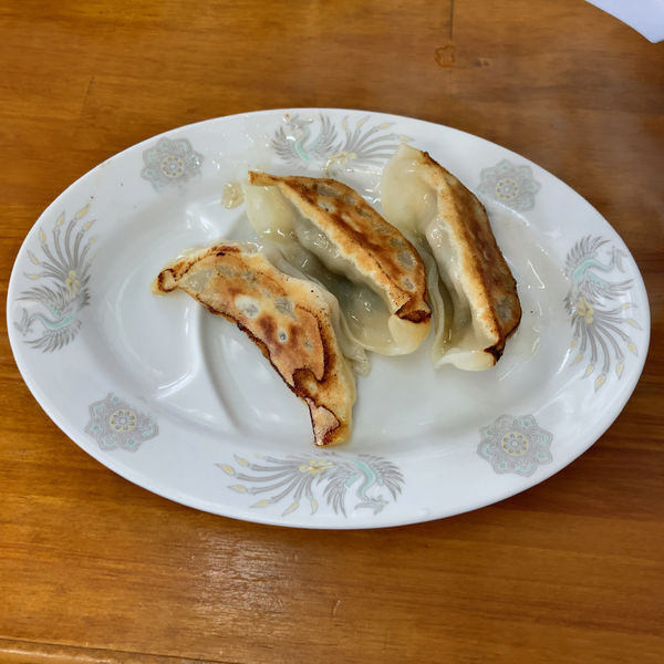 「手作餃子 三ヶ￥240」@佐野らーめん 龍麺の写真