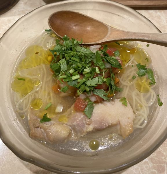 「【限定】チリ共和国の涼　１０００円」@鶏ポタラーメン THANK 大門店の写真