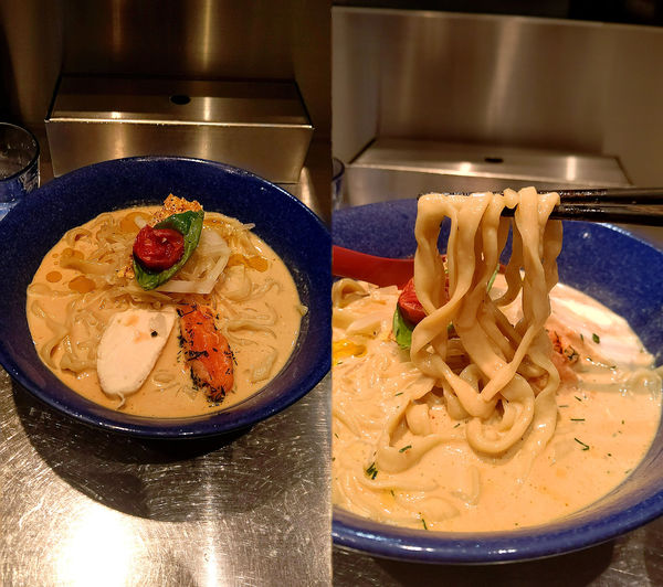 「7月限定『シーソーGAME(¥1000)』」@麺創研 紅 府中の写真