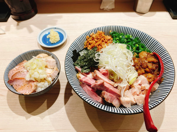 「みたらし醤油の油そば」@長男、もんたいちおの写真