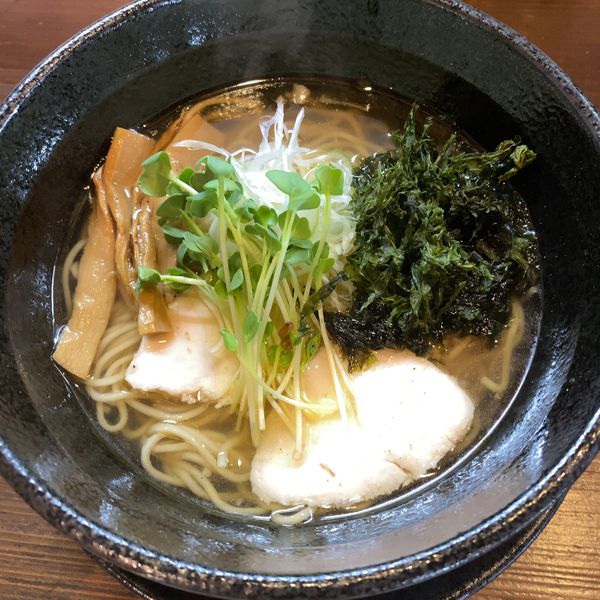 「塩らーめん800円」@麺や 海心 umiの写真