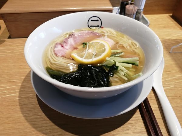 「冷やしイリコそば 1000円」@中華そば 二階堂の写真