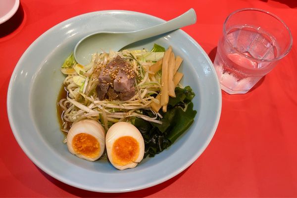 「限定 ネギ冷やし中華with 味玉」@ニューラーメンショップ オリジンの写真