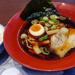 富山ブラックラーメンライスセット１０００円
