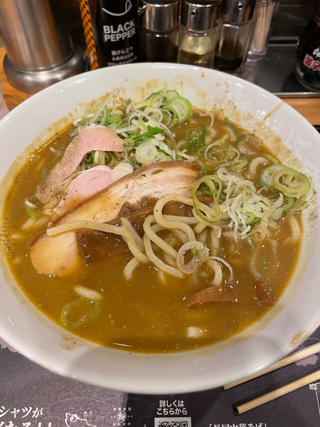 「津軽濃厚煮干　長尾中華そば」@らあめん花月嵐 大森東口店の写真