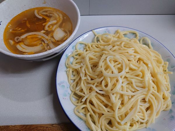 「しおらーゆつけそば」@丸長 新井薬師店の写真
