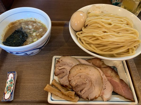 「三種のチャーシューつけ麺」@つけめん さなだの写真