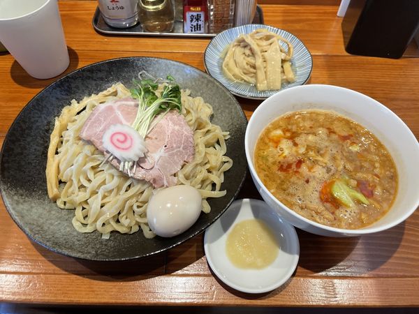 「【土曜限定】背脂味噌つけ麺」@麺屋 真心の写真