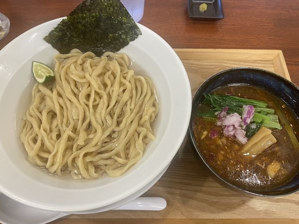 「小鰹昆布水つけ麺200g+小親子丼セット1250」@中華そば 千乃鶏の写真