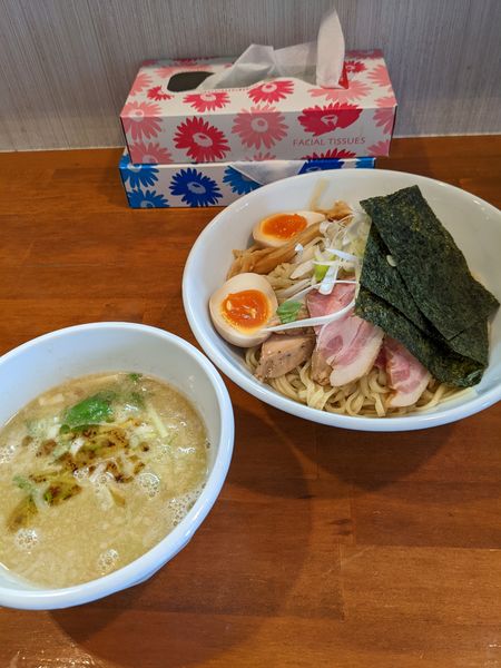 「つけめん 特製・塩（並盛）」@自家製麺ラーメンKの写真