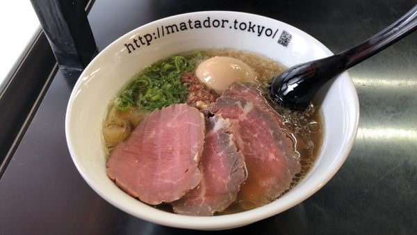 「贅沢焼牛らぁ麺」@牛骨らぁ麺 マタドール 本店の写真