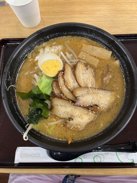 「野菜たっぷり味噌チャーシュー麺」@道の駅 三滝堂の写真