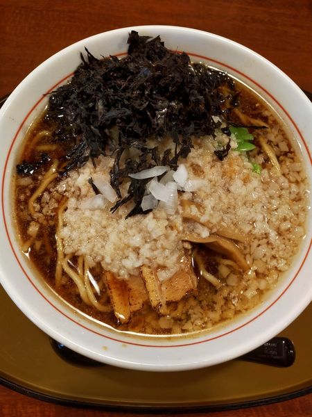 「こってり磯海苔ラーメン　880円　麺大盛り110円」@中華麺食房 三宝亭 東海店の写真