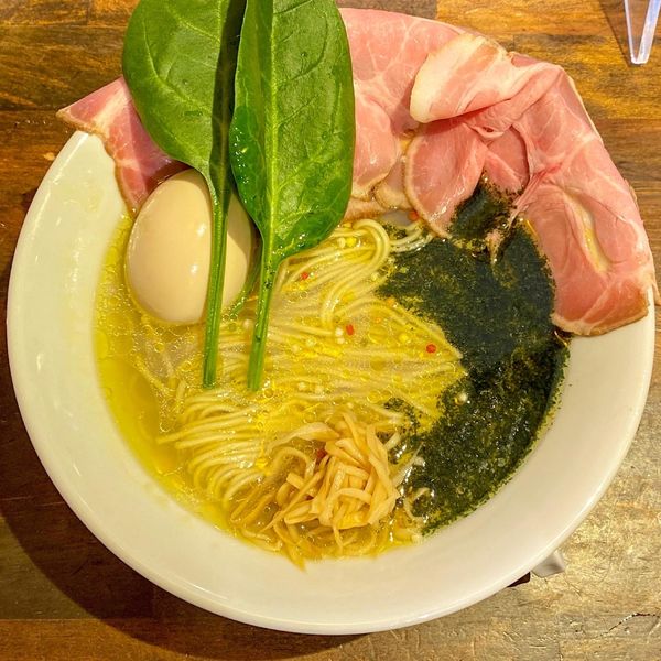 「特製しそ塩そば ¥1,200」@拉麺 はま家 六本木店の写真