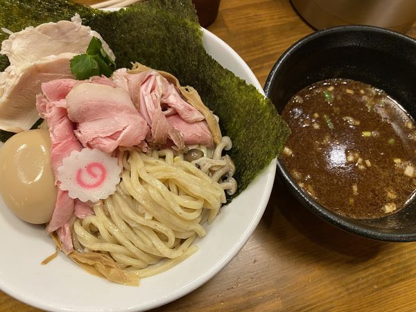 「特製つけ麺1230」@馳走麺 狸穴の写真