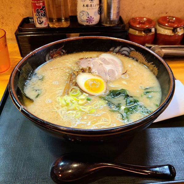 「とんこつみそ+大盛」@とんこつらーめん 黒竜の写真