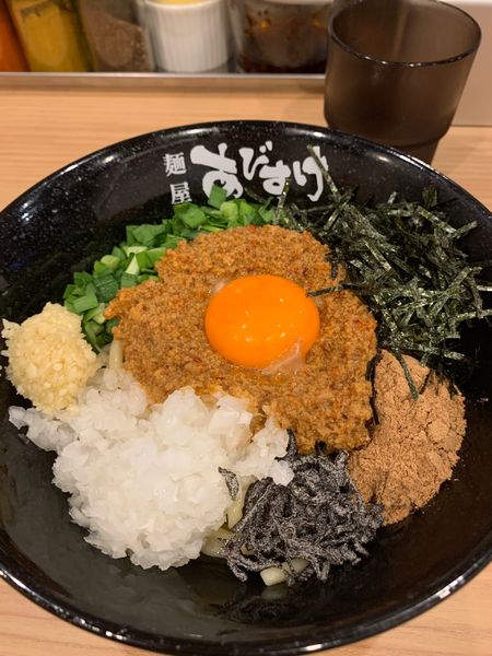 「台湾まぜそば」@麺屋 あびすけ 武蔵新城店の写真