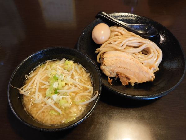 「ニンニクつけ麺」@麺屋 絆の写真