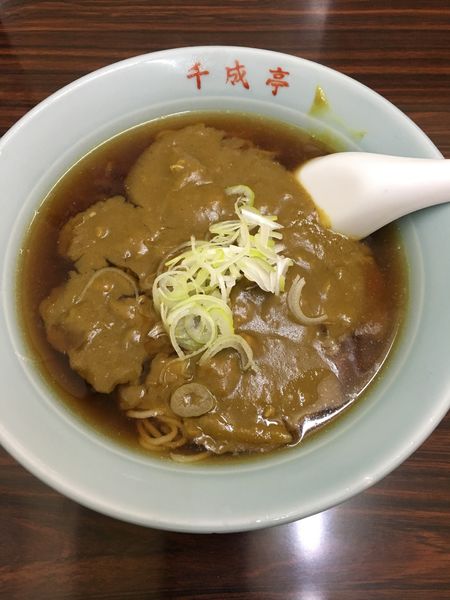 「カレーソバ(550円)」@中華料理 千成亭の写真
