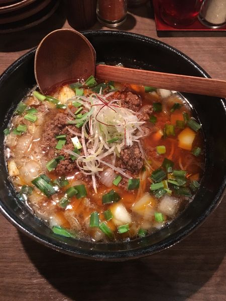 「でめきん流　勝浦タンタンメン(860円)限定」@麺酒場 でめきんの写真