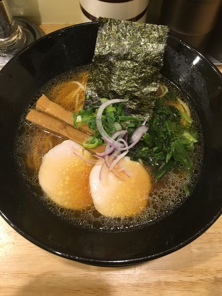 「比内地鶏の醤油ラーメン(700円)」@鶏そば どりどりの写真
