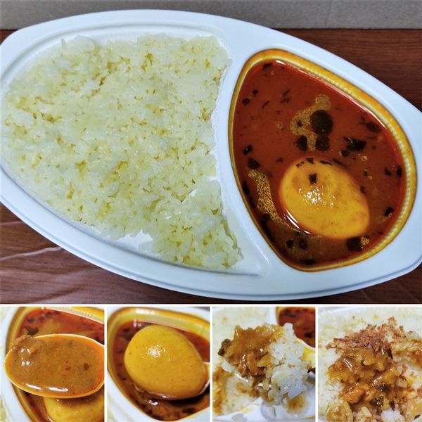 「カレーライス＋玉子＝700円」@カレー専門店 ラジャの写真