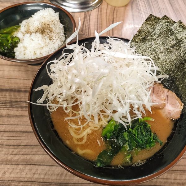 「○得ラーメン､白ねぎ」@武道家 龍の写真