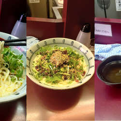 夏期限定『冷し担々麺+大盛(¥850+100)』