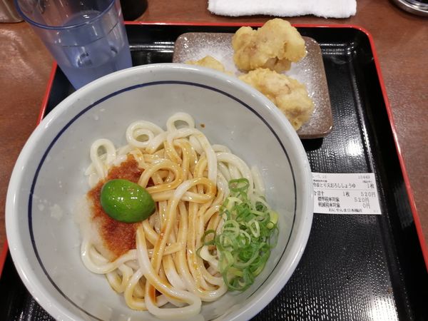「とり天おろししょうゆ　　520円」@おにやんま 日本橋店の写真
