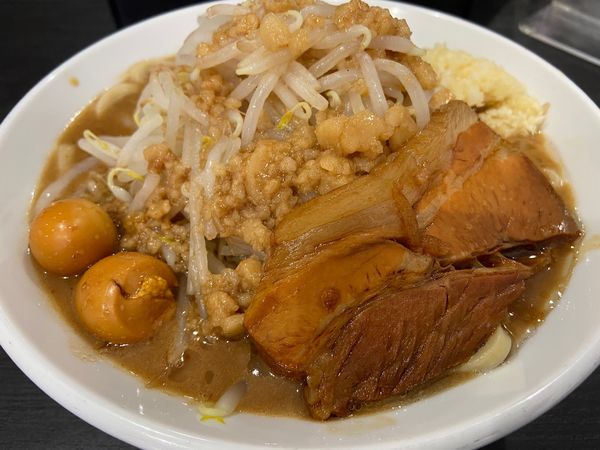 「味噌ラーメン＋うずら卵（２個）：950＋50円」@ラーメンフクロウの写真