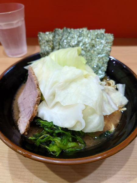 「キャベツ並　カタメ」@漢ラーメン 室の写真