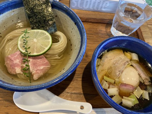 「昆布水つけ麺醤油（並）」@YOKOKURA STOREHOUSEの写真