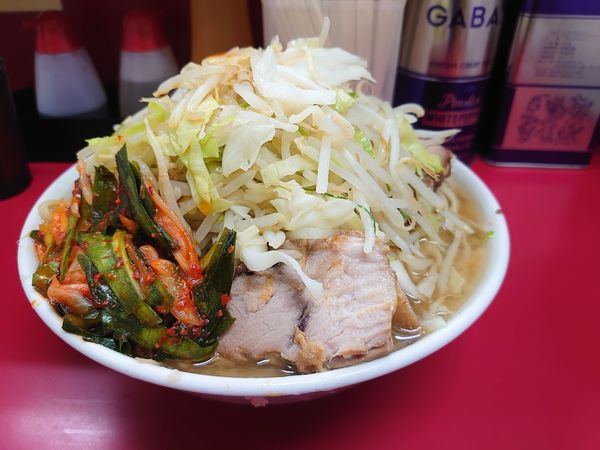 「大ラーメン 【ピリ辛にらだれ】」@ラーメン二郎 中山駅前店の写真