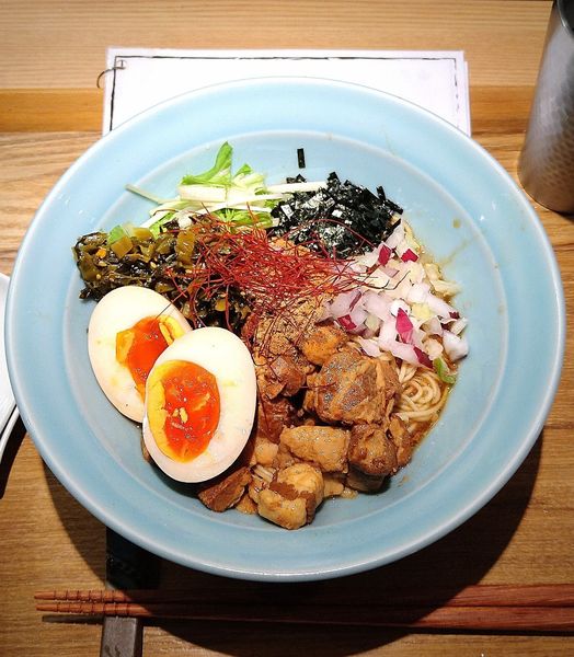 「(限定) 汁なしルーロー麺 1000円」@おダシと銀しゃり 中華そば二兎の写真