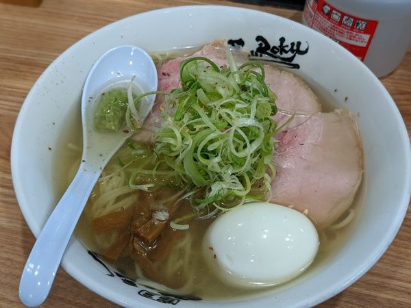 「限定冷やし塩ラーメンわさび添え」@麺屋 丈六の写真