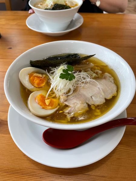 「あっさり煮卵ラーメン」@鶏華の写真